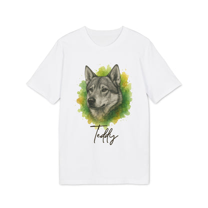 Swedish Jämthund T-shirt Organic Cotton 100%  Personalized Dog Tee