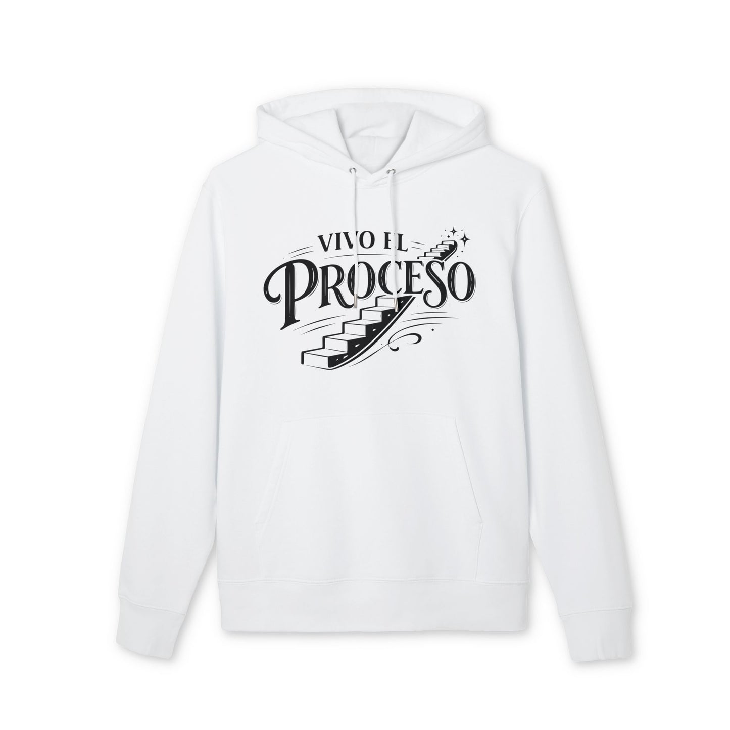 Vivo el Proceso Sudadera 100% Algodon Organica