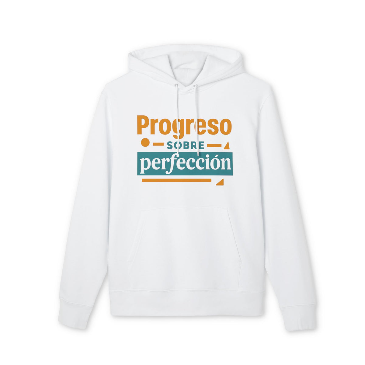 Progreso sobre perfeccion Hoodie 100% Algodon Organico