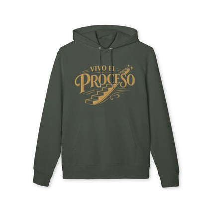 Vivo el Proceso Sudadera 100% Algodon Organica