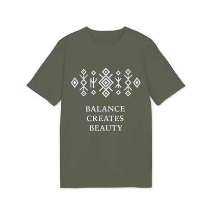 Balance Creates Beauty Organic Cotton T-Shirt Eco Mystic Origin