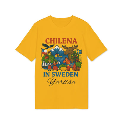 Chilena in Sweden 100% Organic Cotton T-Shirt Personalized with Name