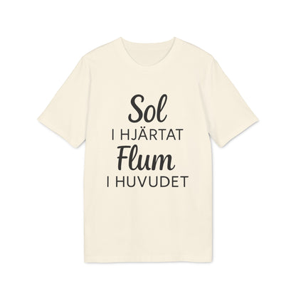 Ekologisk T-shirt Sol i Hjärtat Flum i Huvudet