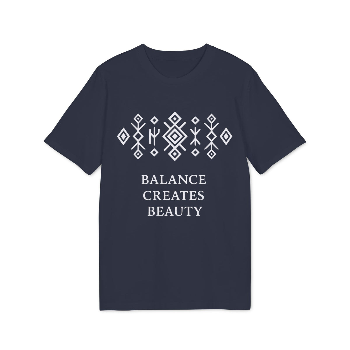 Balance Creates Beauty Organic Cotton T-Shirt Eco Mystic Origin