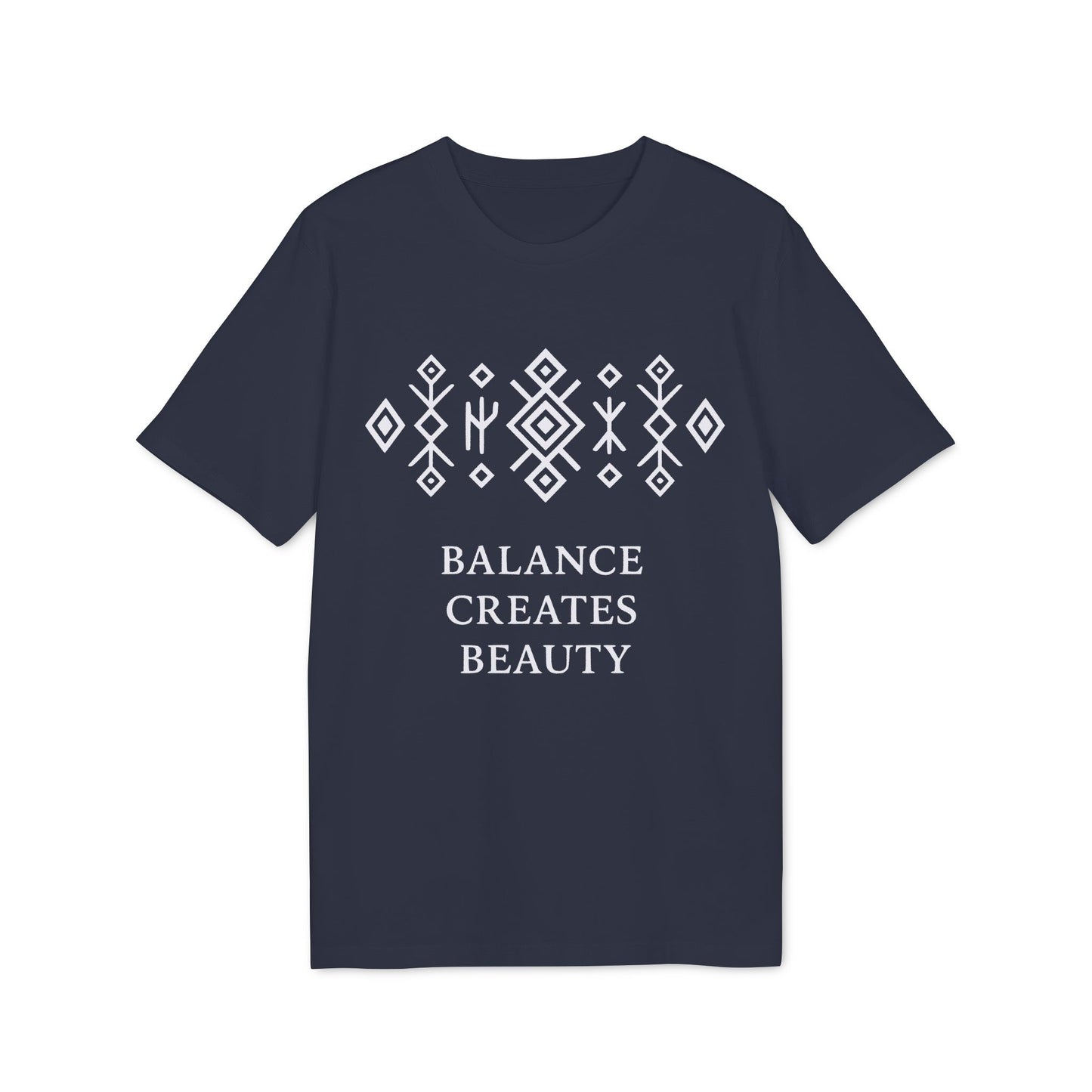 Balance Creates Beauty Organic Cotton T-Shirt Eco Mystic Origin