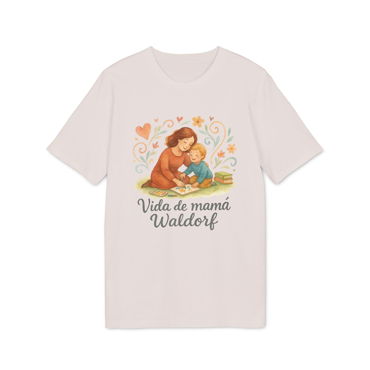 Vida de Mamá Waldorf Camiseta 100% Orgánico