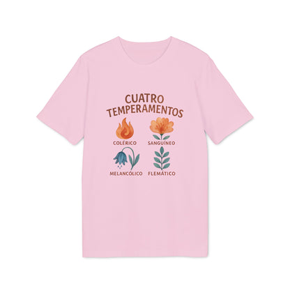 Cuatro Temperamentos Camiseta Waldorf 100% Algodon Organico