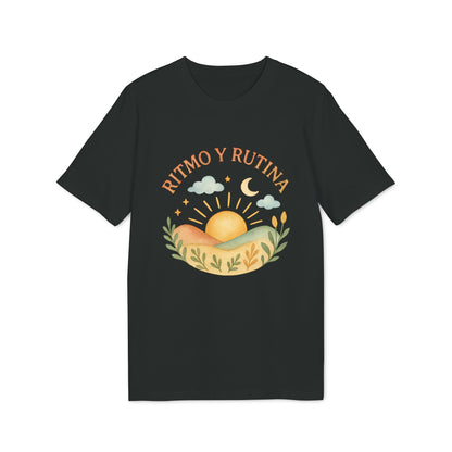 Ritmo y Rutina Camiseta 100% Organica Algodon