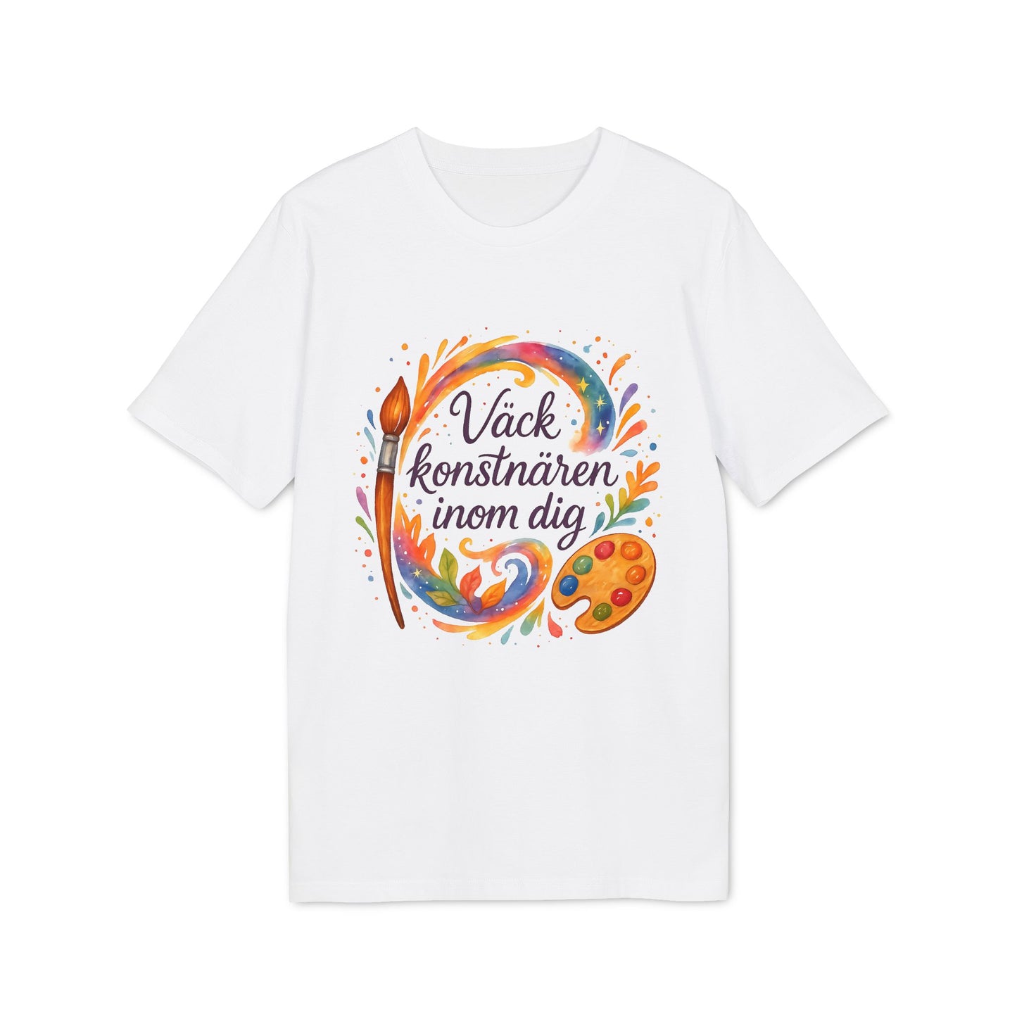 Väck konstnären inom dig ekologisk Waldorf T-shirt