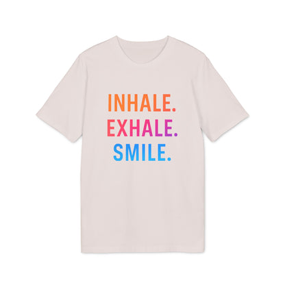Inhale Exhale Smile Organic Cotton Mindfulness T-Shirt