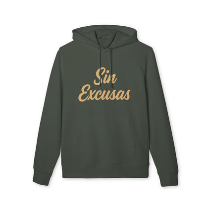 Sin Excusas Sudadera con Capucha para Deportistas 100% Algodon Organico