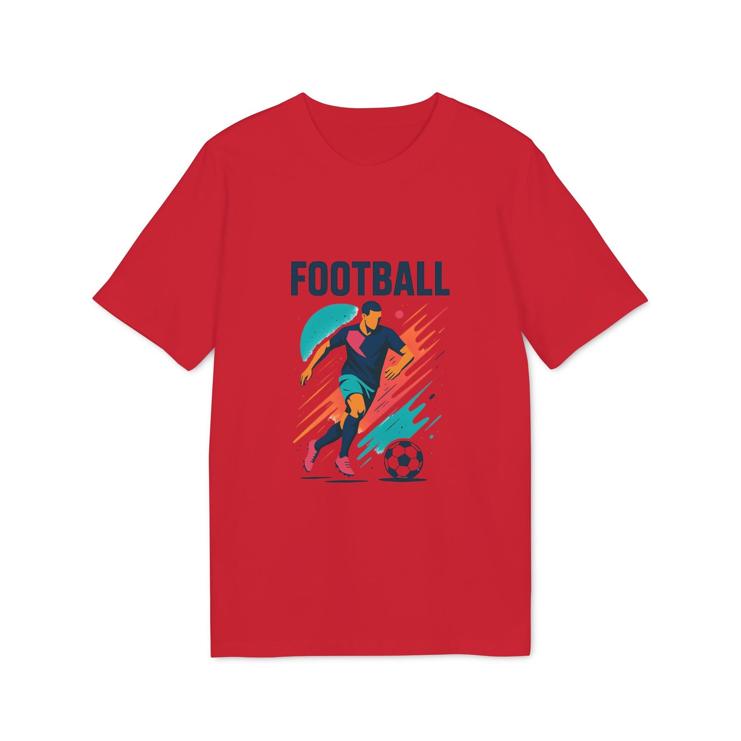 Football Organic Cotton T-Shirt For Football Lovers and Players