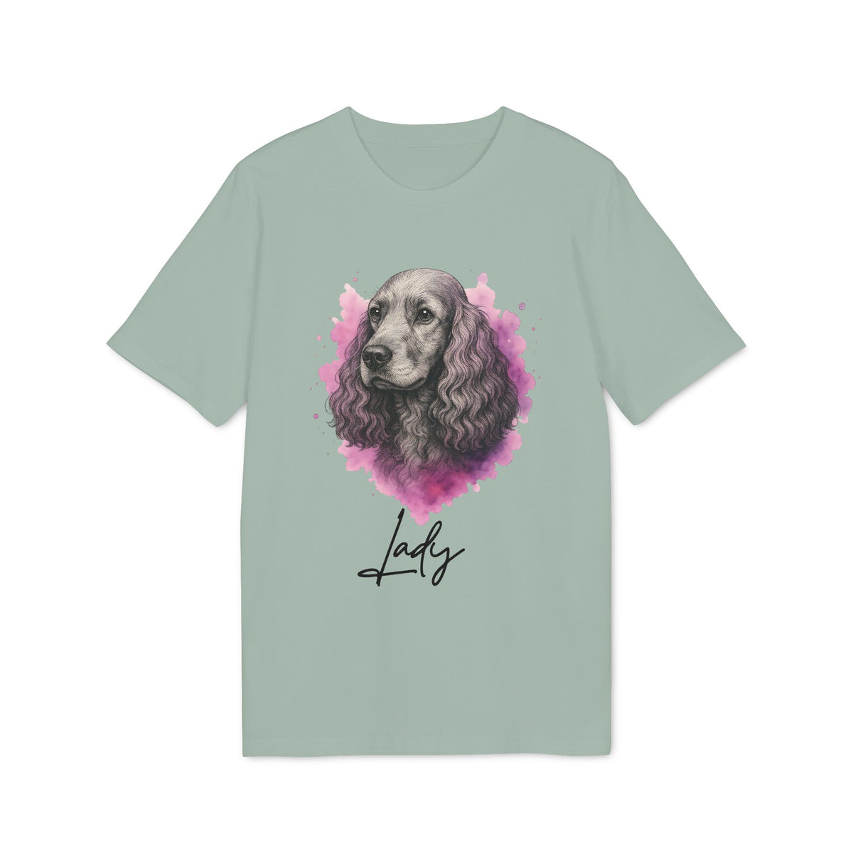Cocker Spaniel 100% Organic Cotton T-Shirt Personalized