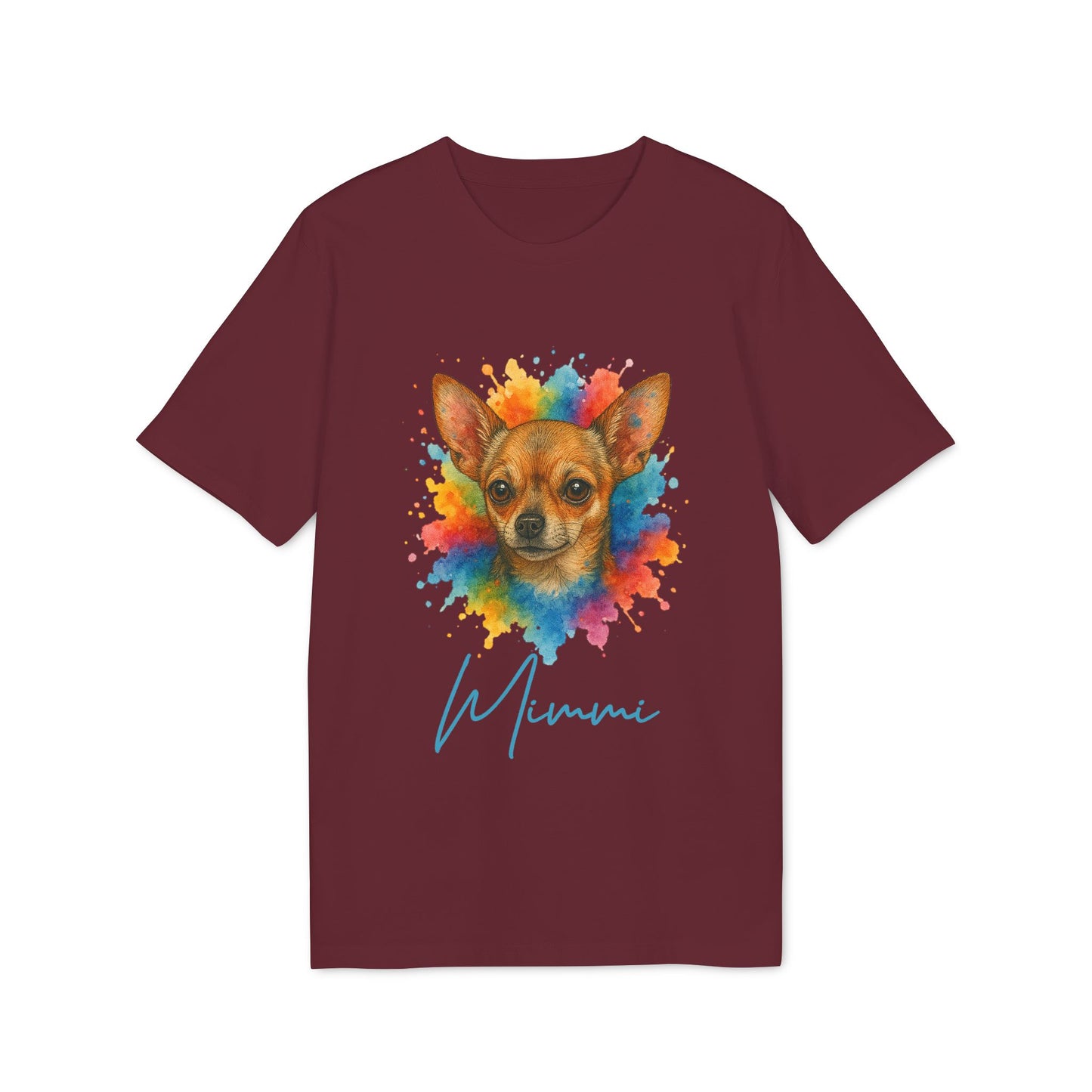 Chihuahua Lover 100% Organic Cotton T-Shirt Personalized Dog tee
