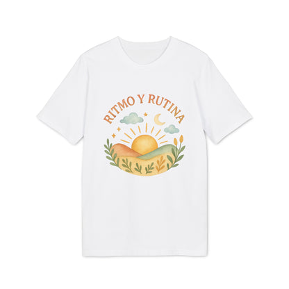 Ritmo y Rutina Camiseta 100% Organica Algodon