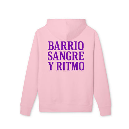 Barrio Sangre y Ritmo Hoodie Drix Collection 100% Organic Cotton
