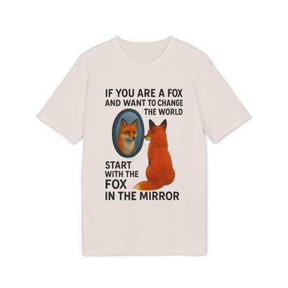 Man In The Mirror T-shirt Organic Cotton Music And Spirituality Design