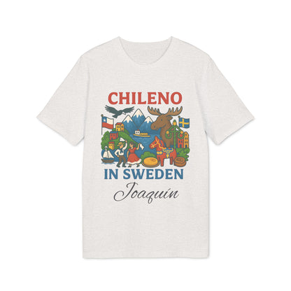 Chileno in Sweden 100% Organic Cotton T-Shirt Personalized with Name