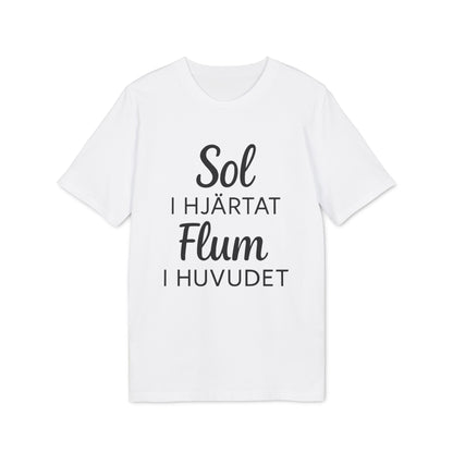 Ekologisk T-shirt Sol i Hjärtat Flum i Huvudet