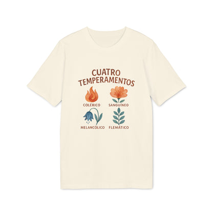 Cuatro Temperamentos Camiseta Waldorf 100% Algodon Organico