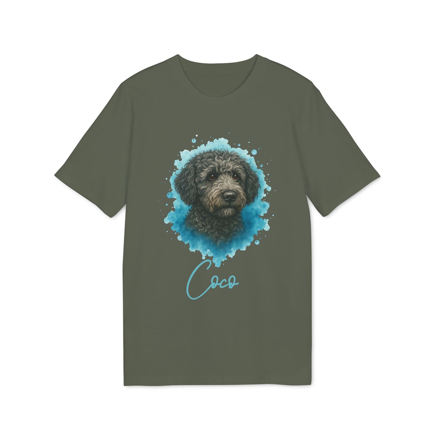 Spanish Water Dog T-shirt Organic Cotton 100% Personalized Dog Tee