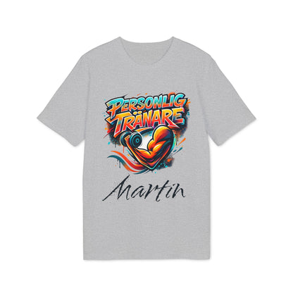 Personal Trainer Organic Cotton T-Shirt Personalized Swedish