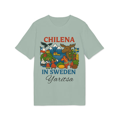 Chilena in Sweden 100% Organic Cotton T-Shirt Personalized with Name