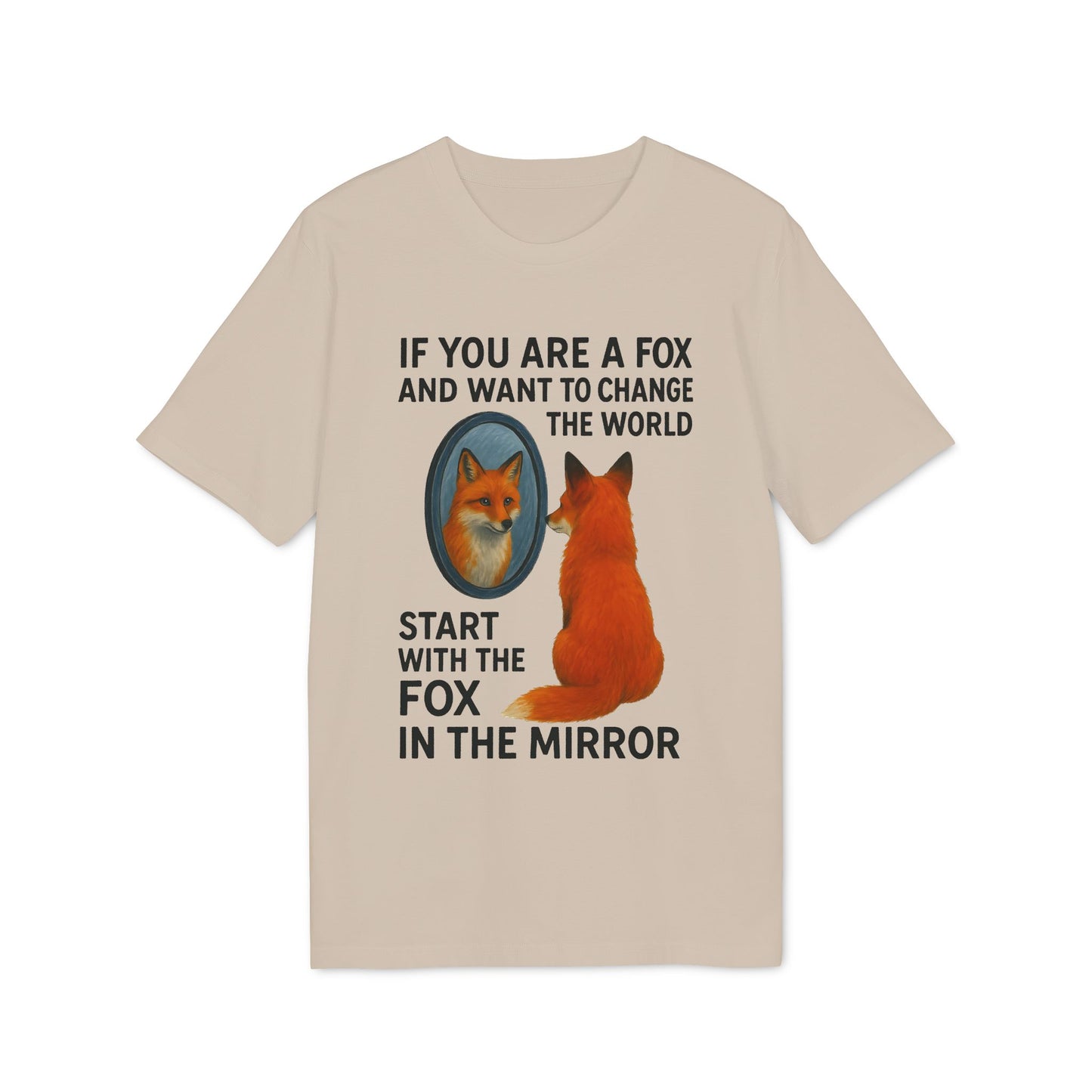 Man In The Mirror T-shirt Organic Cotton Music And Spirituality Design