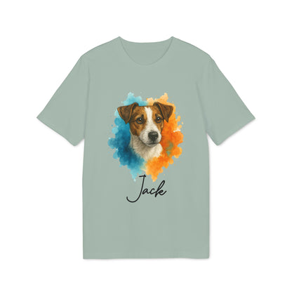 Jack Russell Terrier T-shirt Organic Cotton 100% Personalized Dog Tee
