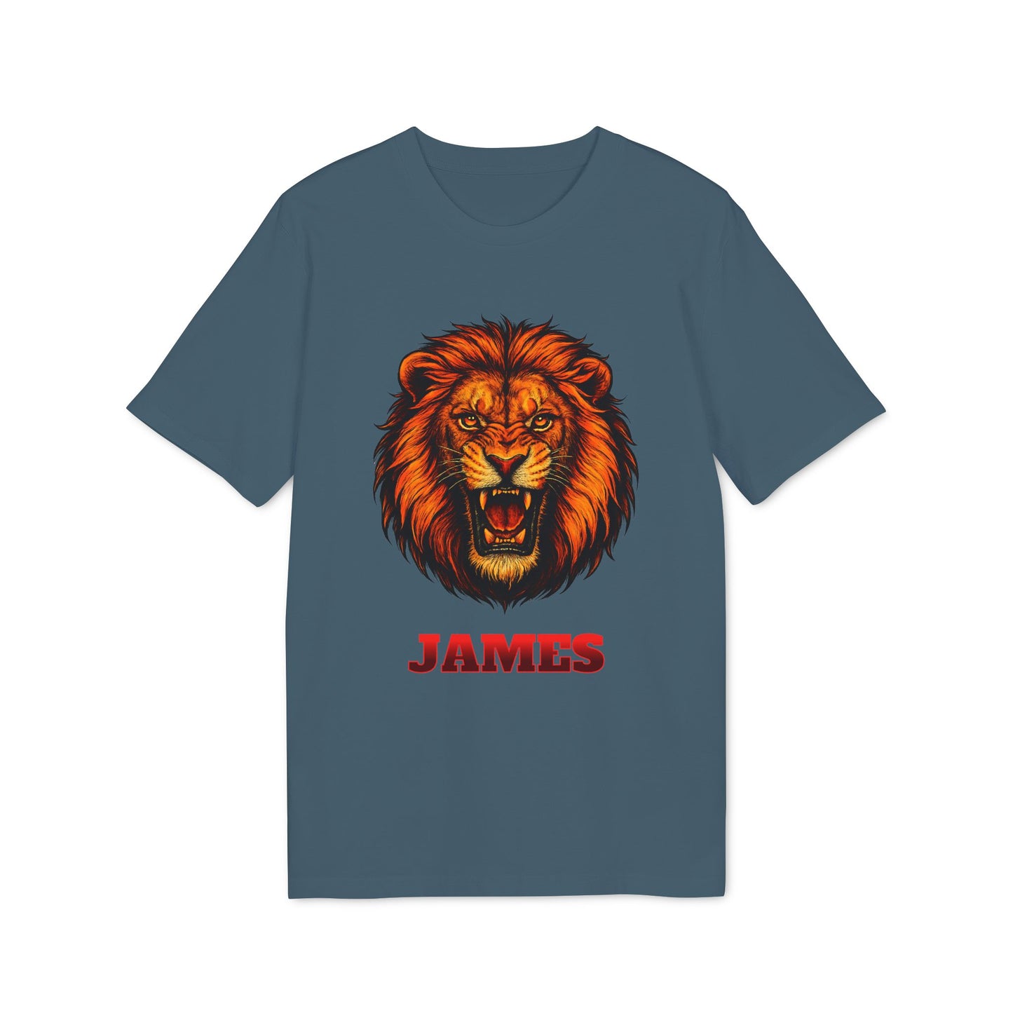 Personalized Lion Attack T-shirt Marcial Arts Design 100% Organic Cotton