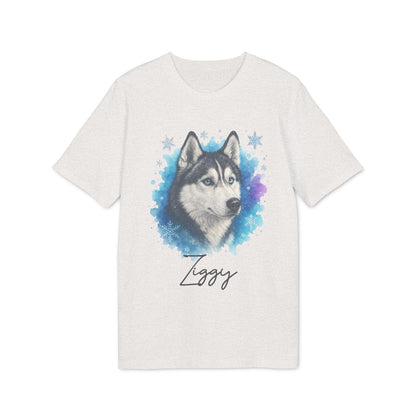 Siberian Husky T-shirt Organic Cotton 100%  Personalized