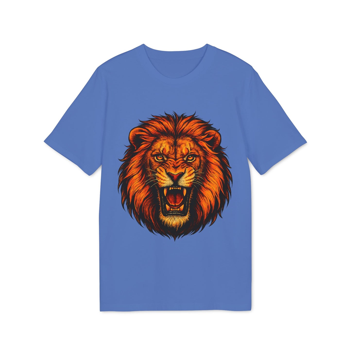Lion Attack Organic Cotton T-Shirt Marcial Arts