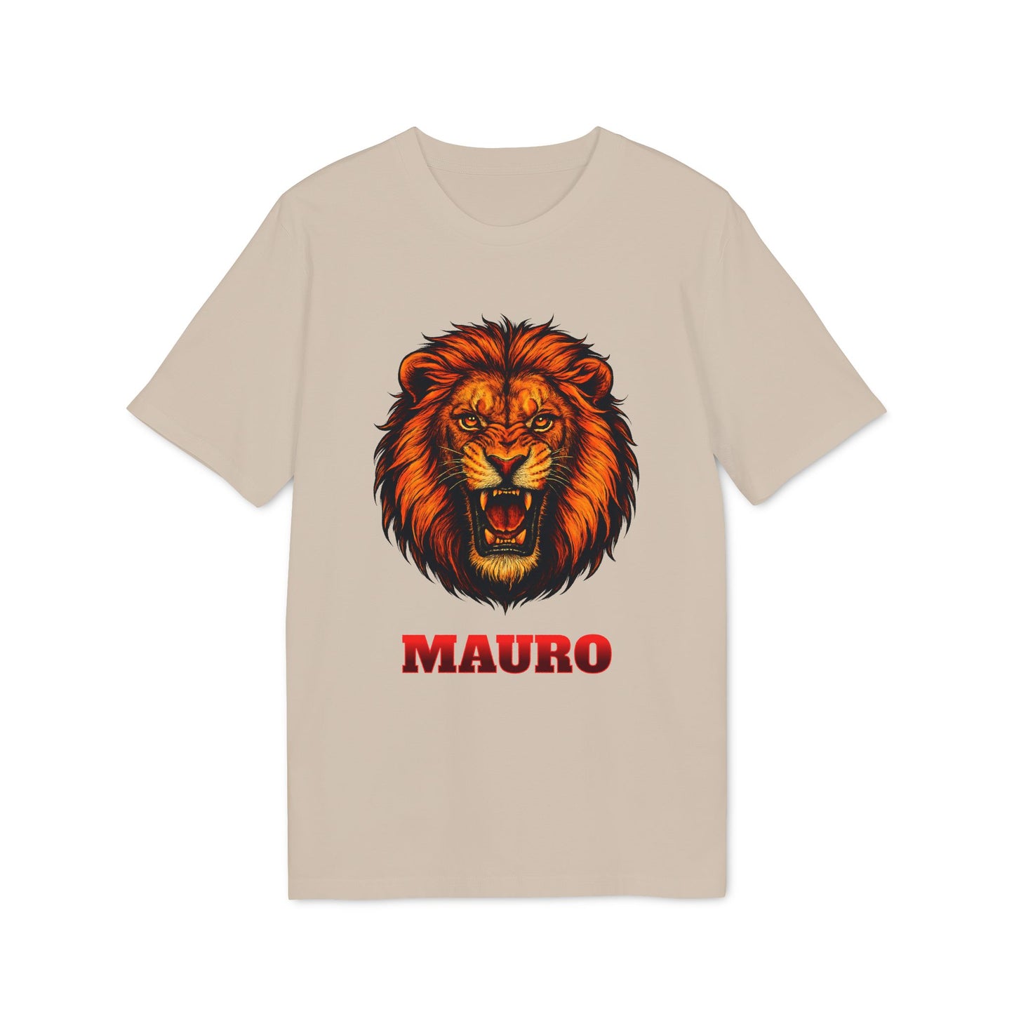 Personalized Lion Attack T-shirt Marcial Arts Design 100% Organic Cotton