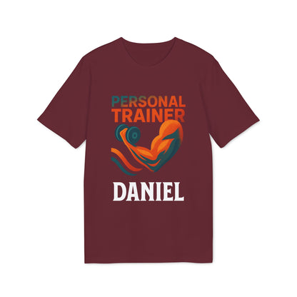 Personal Trainer Organic Cotton T-Shirt Personalized