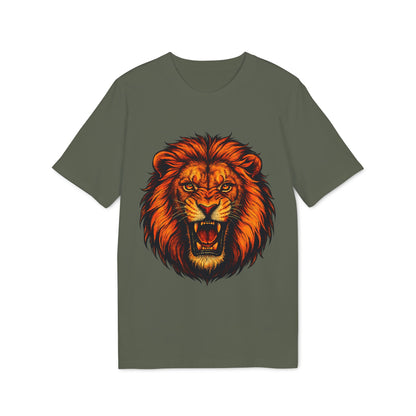 Lion Attack Organic Cotton T-Shirt Marcial Arts