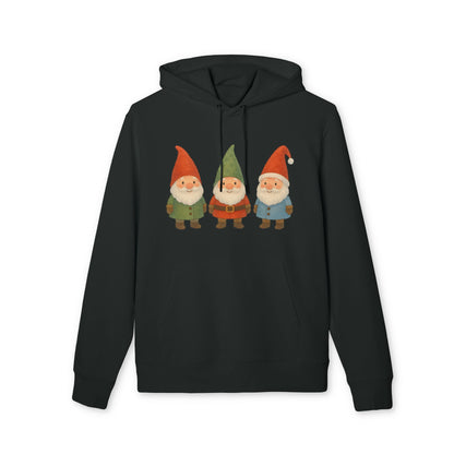 Three Little Gnomes Hoodie 100% Organic Cotton Christmas