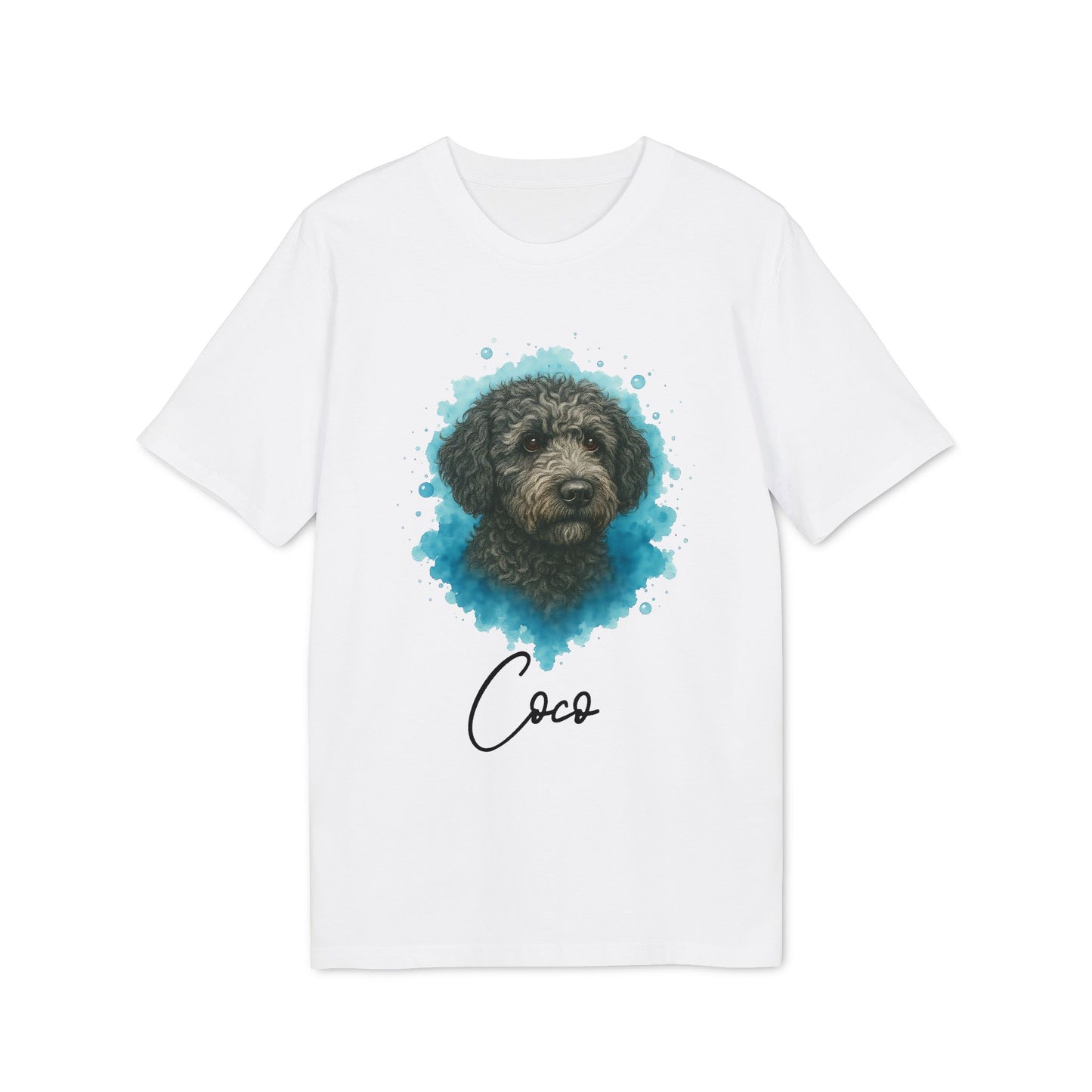 Spanish Water Dog T-shirt Organic Cotton 100% Personalized Dog Tee