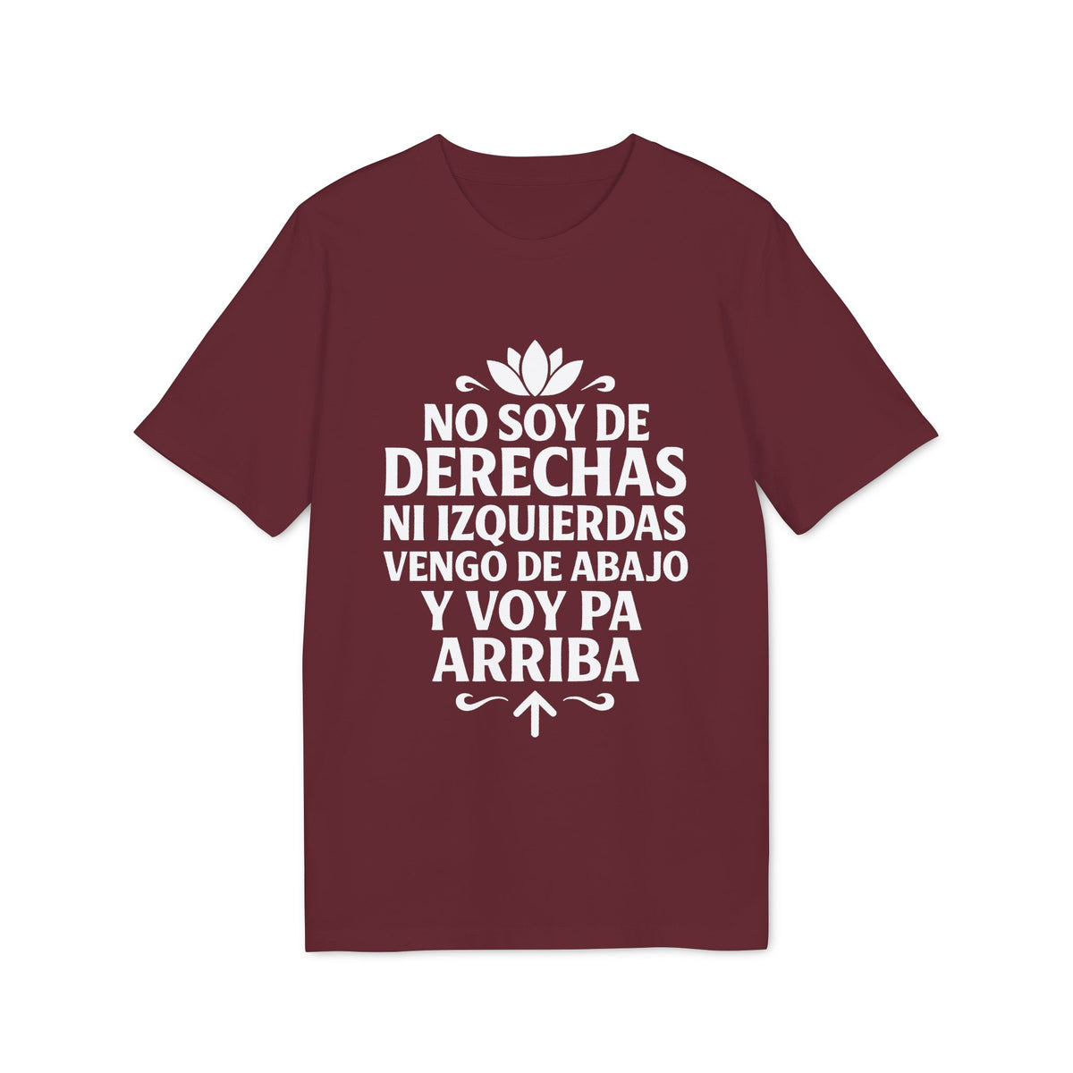No Soy de Derechas ni Izquierdas Camiseta 100% Organica