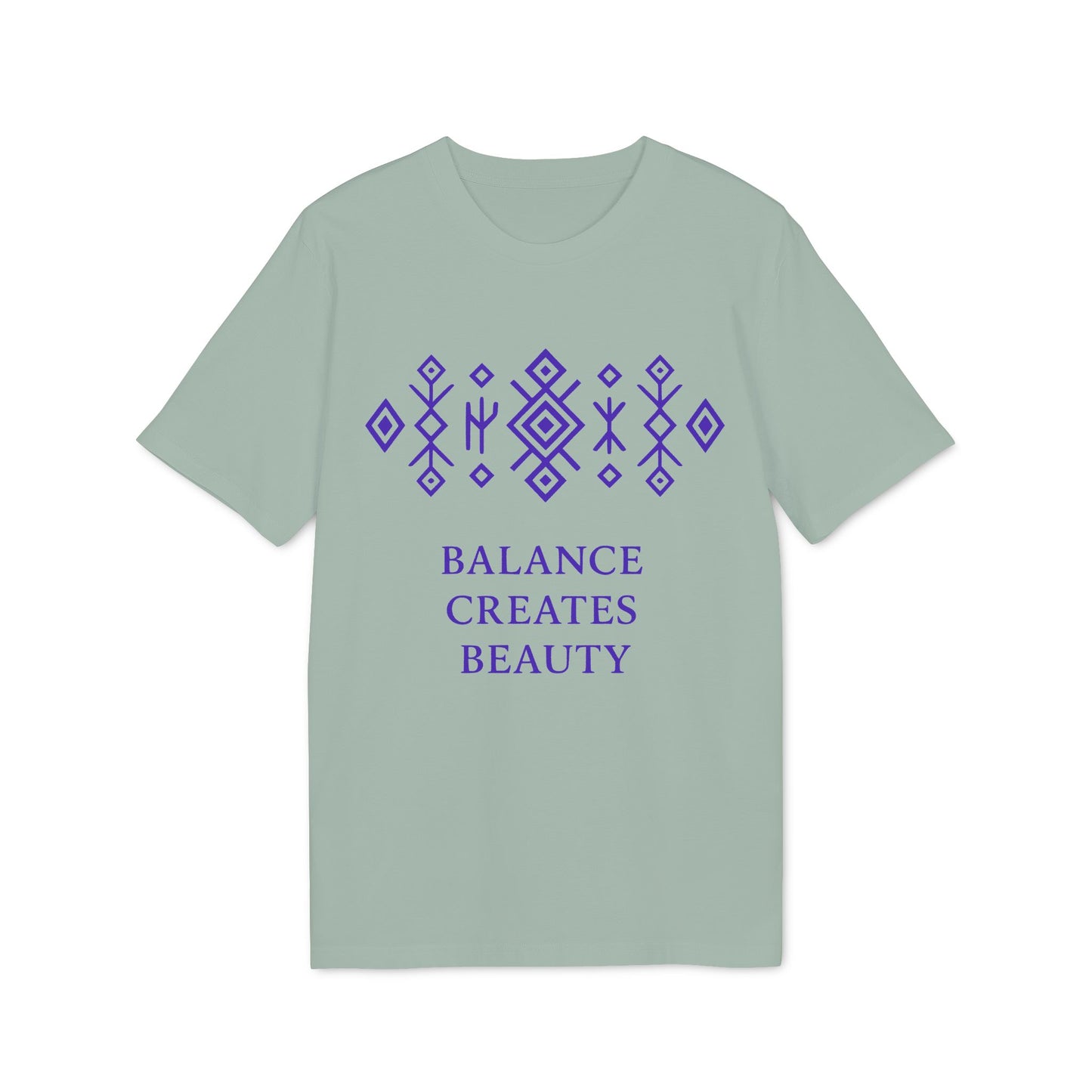 Balance Creates Beauty Organic Cotton T-Shirt Eco Mystic Origin