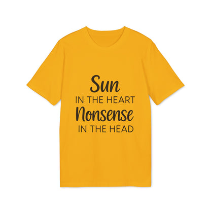 Organic Tee Sun in the Heart Nonsense in the Head
