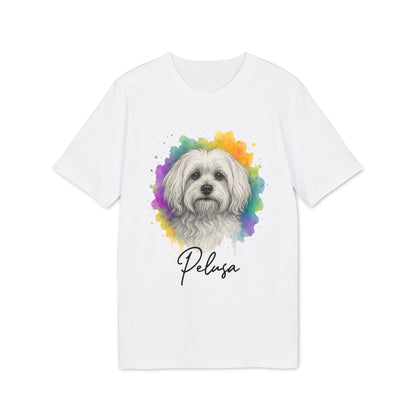 Maltese T-shirt Organic Cotton 100%  Personalized Dog Tee