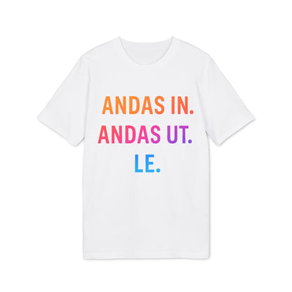 Andas In Andas Ut Le Ekologisk T-shirt med Budskap