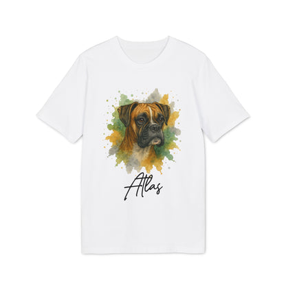 Boxer T-shirt Organic Cotton 100% Personalized Dog Tee