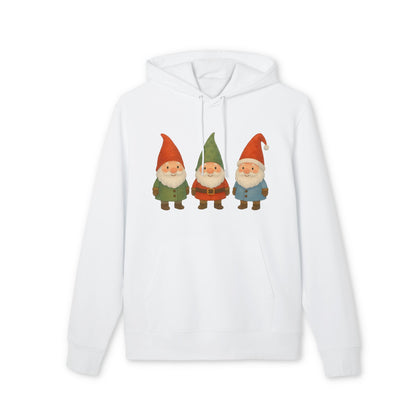 Three Little Gnomes Hoodie 100% Organic Cotton Christmas