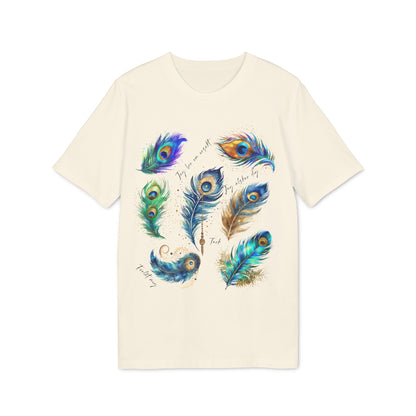 Påfågel Hooponopono Ekologisk Bomull T-Shirt