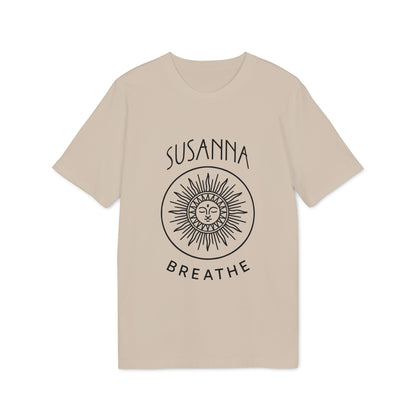 Yoga Breathe Organic Cotton T-Shirt Femenine Elegant Personalized