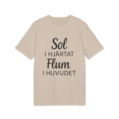 Ekologisk T-shirt Sol i Hjärtat Flum i Huvudet