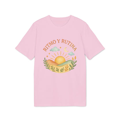 Ritmo y Rutina Camiseta 100% Organica Algodon