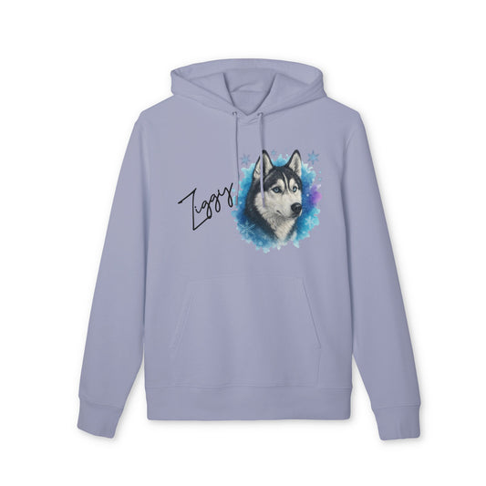 Personalized Siberian Husky Hoodie 100% Organic Cotton Dog Hoodie