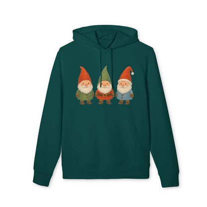 Three Little Gnomes Hoodie 100% Organic Cotton Christmas